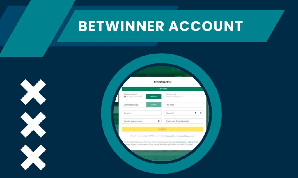 Betwinner registration process