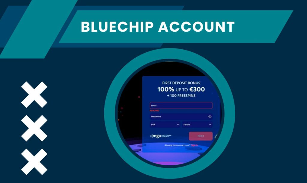 Bluechip registration process