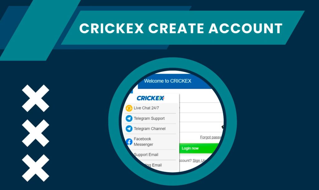 Crickex create account